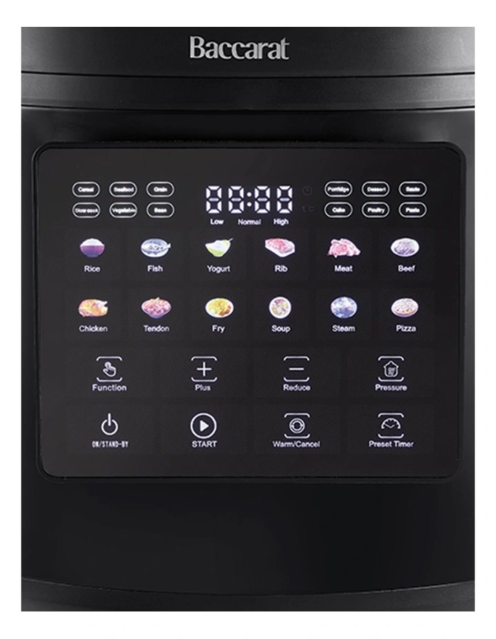 Baccarat The Smart Chef 8L Multicooker in Black image 7