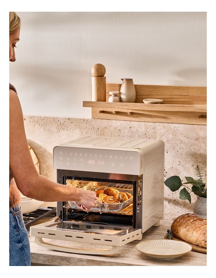 NOOK by Baccarat 15L Air Fryer Oven in Cream image 6