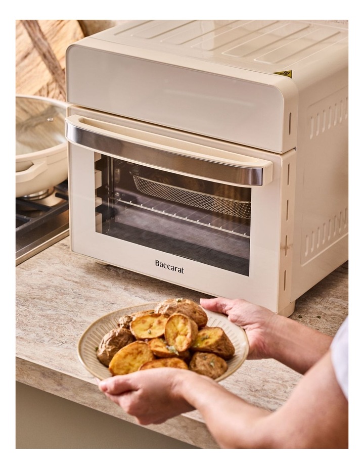NOOK by Baccarat 15L Air Fryer Oven in Cream image 7
