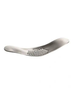 Soffritto A-Series Rocking Garlic Crusher in Silver