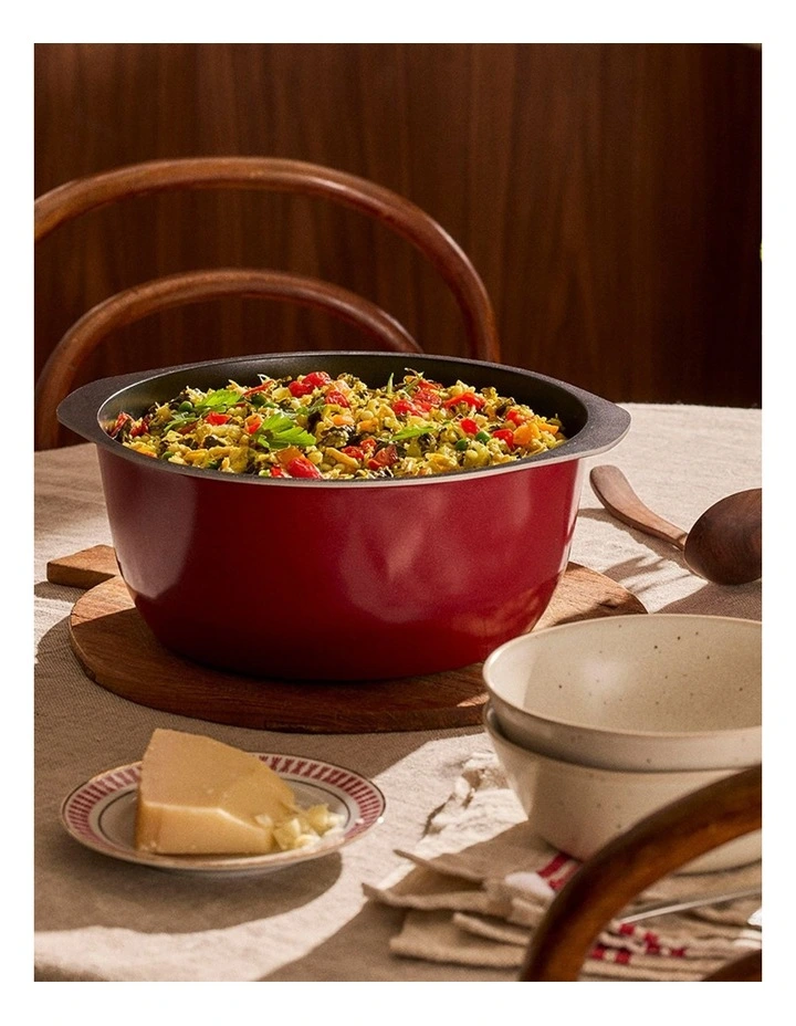 Bessemer Non-Stick Casserole 28cm in Red image 2