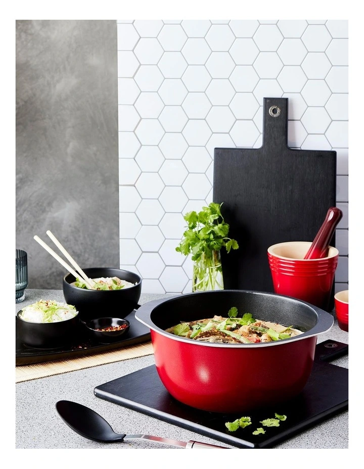 Bessemer Non-Stick Casserole 28cm in Red image 2