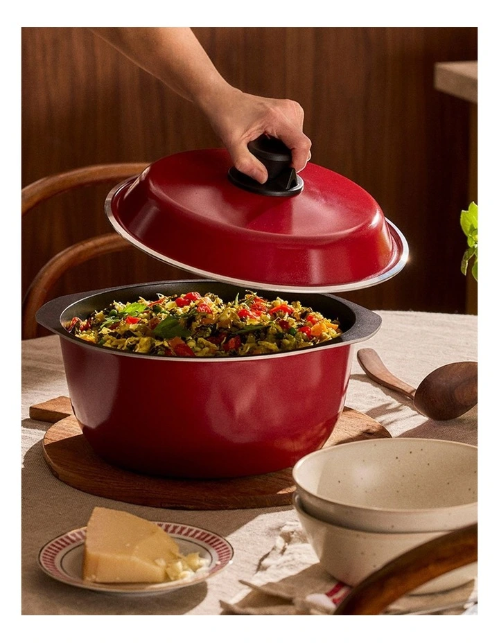 Bessemer Non-Stick Casserole 28cm in Red image 4