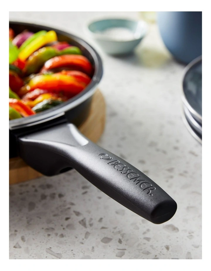 Bessemer Non-Stick Frypan 28cm in Black image 7