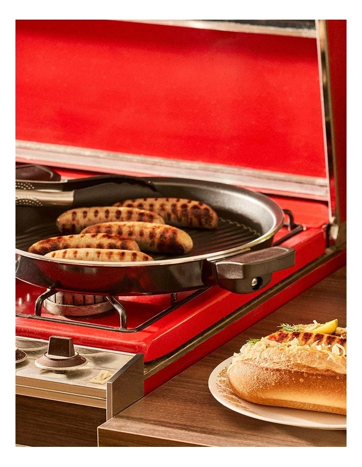 Bessemer Non-Stick Grill Pan 32cm in Black image 4