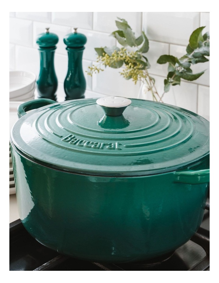 Baccarat Le Connoisseur Round French Oven 29cm 6.3L in Teal image 2