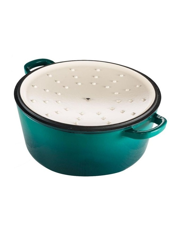 Baccarat Le Connoisseur Round French Oven 29cm 6.3L in Teal image 3