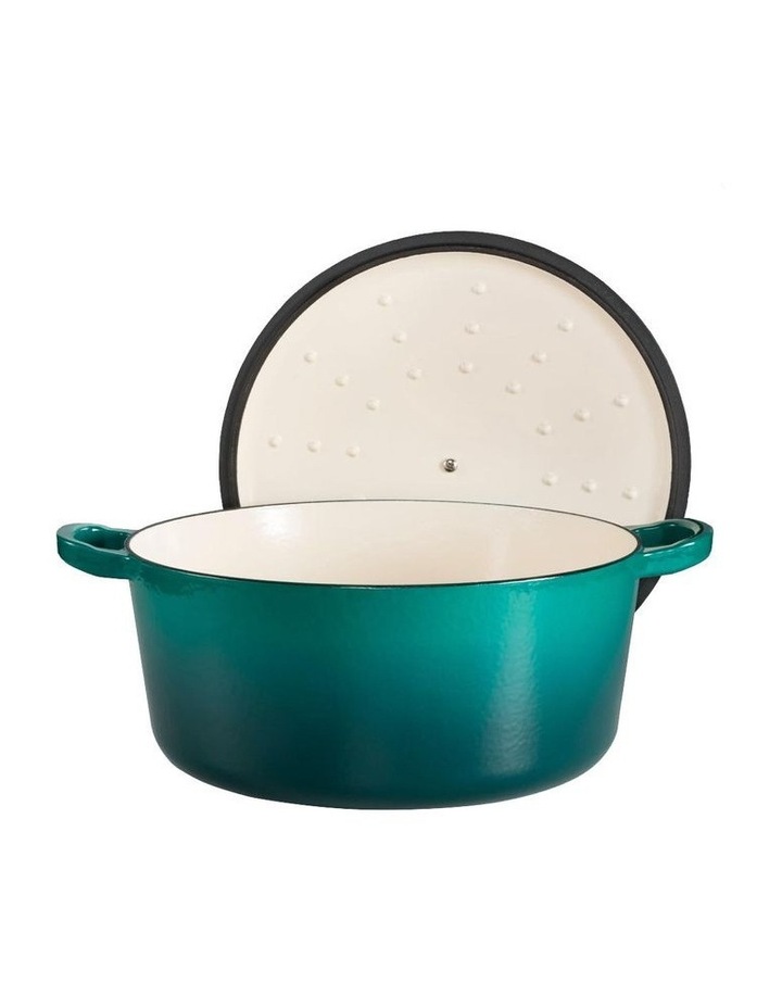 Baccarat Le Connoisseur Round French Oven 29cm 6.3L in Teal image 4