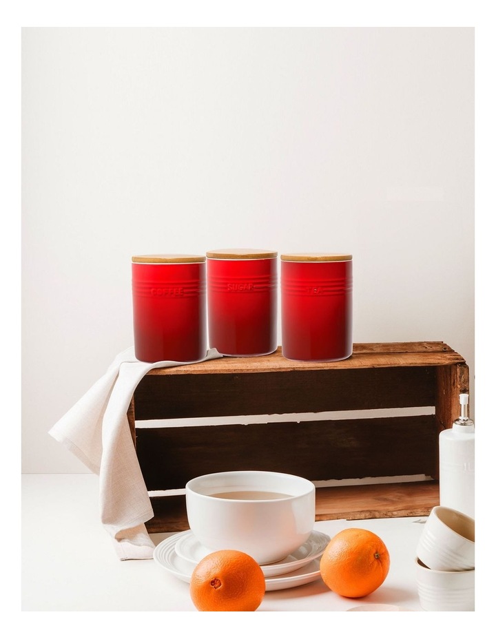 Baccarat Le Connoisseur Canister Set of 3 Piece in Red image 2