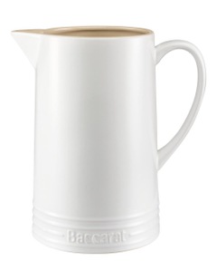 Baccarat Le Connoisseur Stoneware Jug 1.5L in White