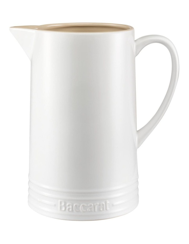 Baccarat Le Connoisseur Stoneware Jug 1.5L in White image 1