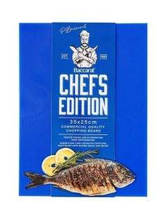 Baccarat Chefs Edition Cutting Board in Blue