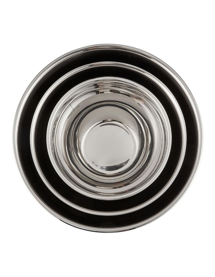 Baccarat Prepare 3 Piece Mixing Bowl Set With Lids in Silver image 4