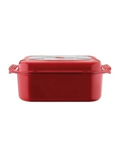 Bessemer Non-Stick Roaster And Grill 34cm in Red