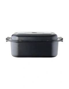 Bessemer Non-Stick Roaster And Grill 34cm in Black