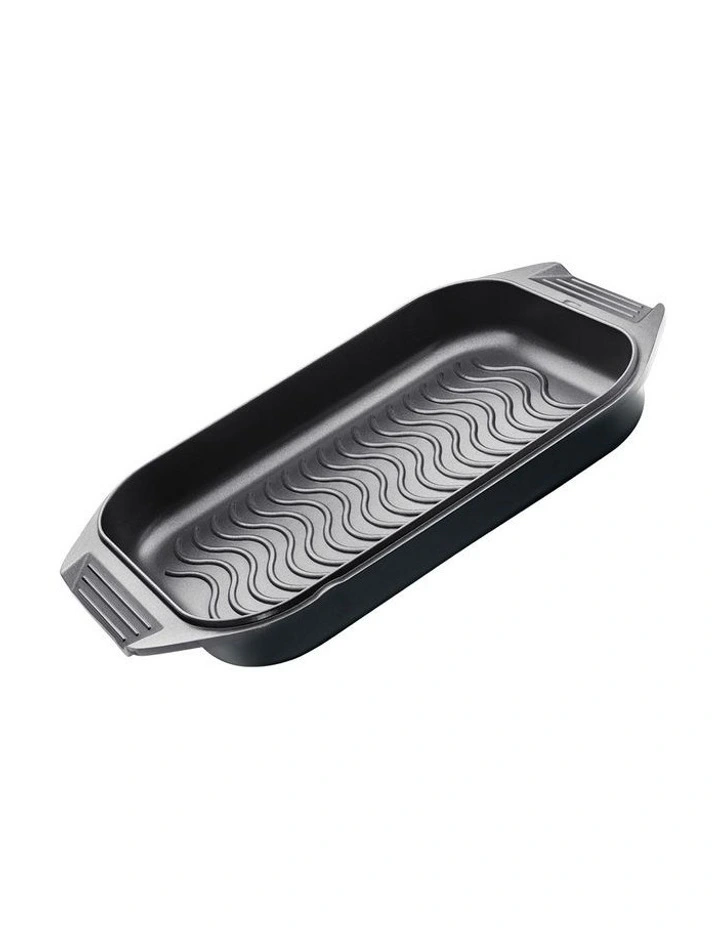 Bessemer Non-Stick Roaster And Grill 34cm in Black image 4