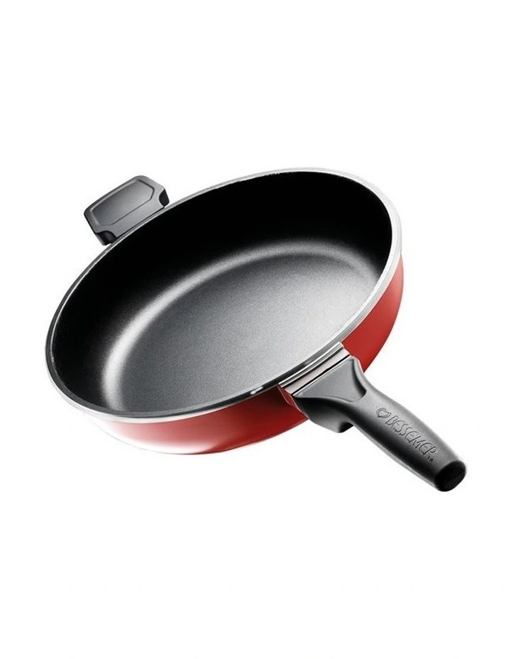 Bessemer Non-Stick Multi Fry Pan 32cm in Red image 1