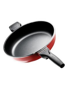 Bessemer Non-Stick Multi Fry Pan 32cm in Red