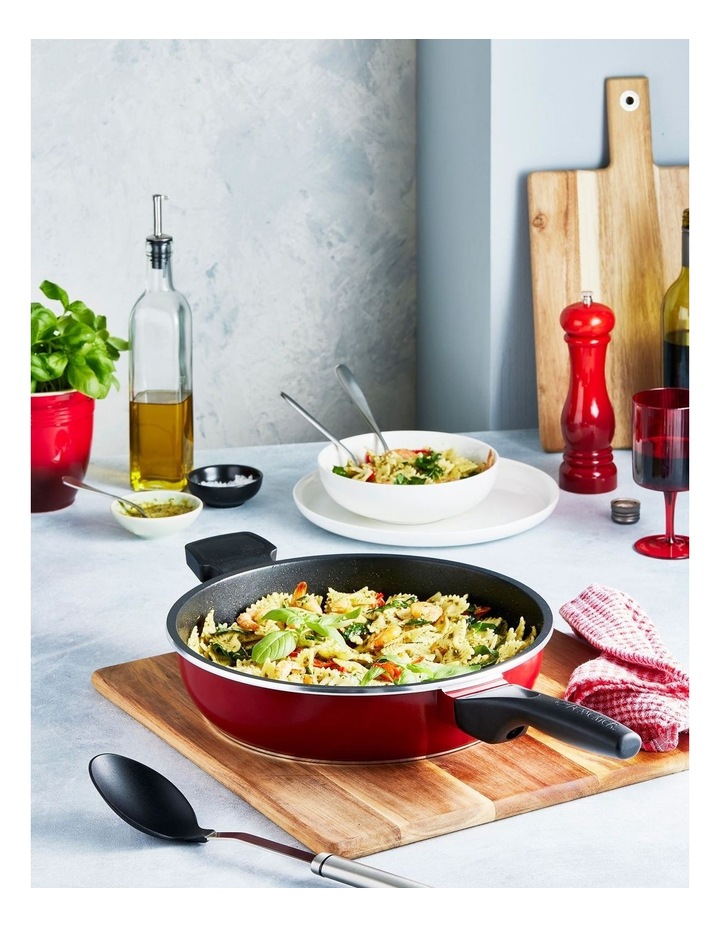 Bessemer Non-Stick Multi Fry Pan 32cm in Red image 2