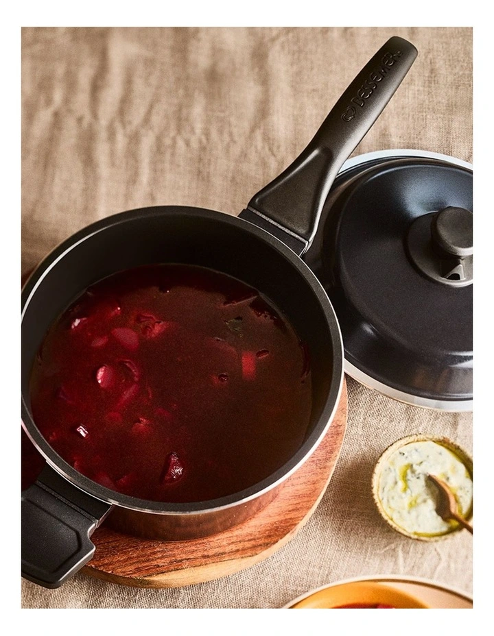 Bessemer Non-Stick Multi Saucepan 24cm in Black image 4