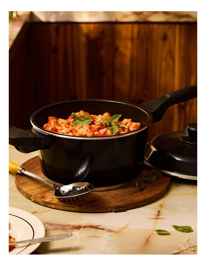 Bessemer Non-Stick Multi Saucepan 24cm in Black image 6