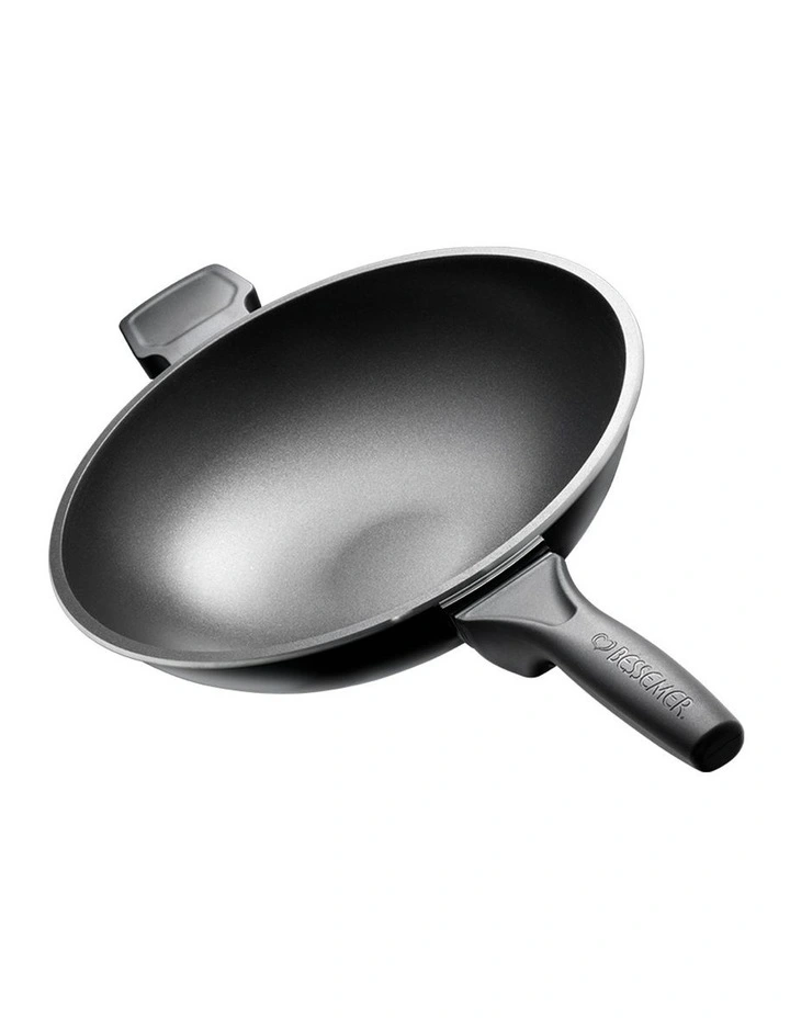 Bessemer Non-Stick Stir Frypan 32cm in Black image 1