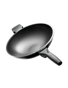 Bessemer Non-Stick Stir Frypan 32cm in Black