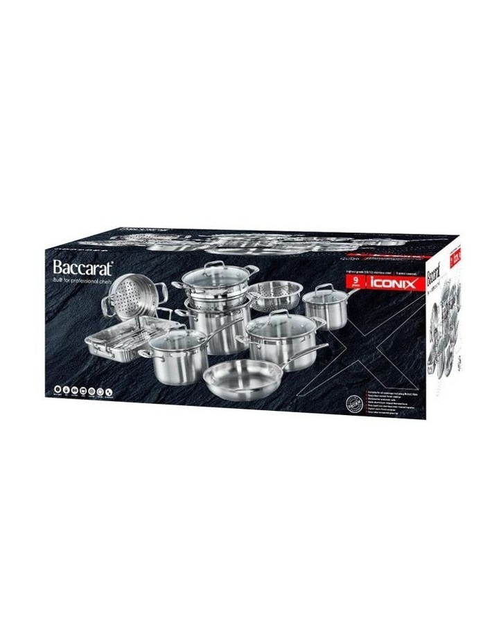 Baccarat iconiX Stainless Steel 9 Piece Cookware Set image 7