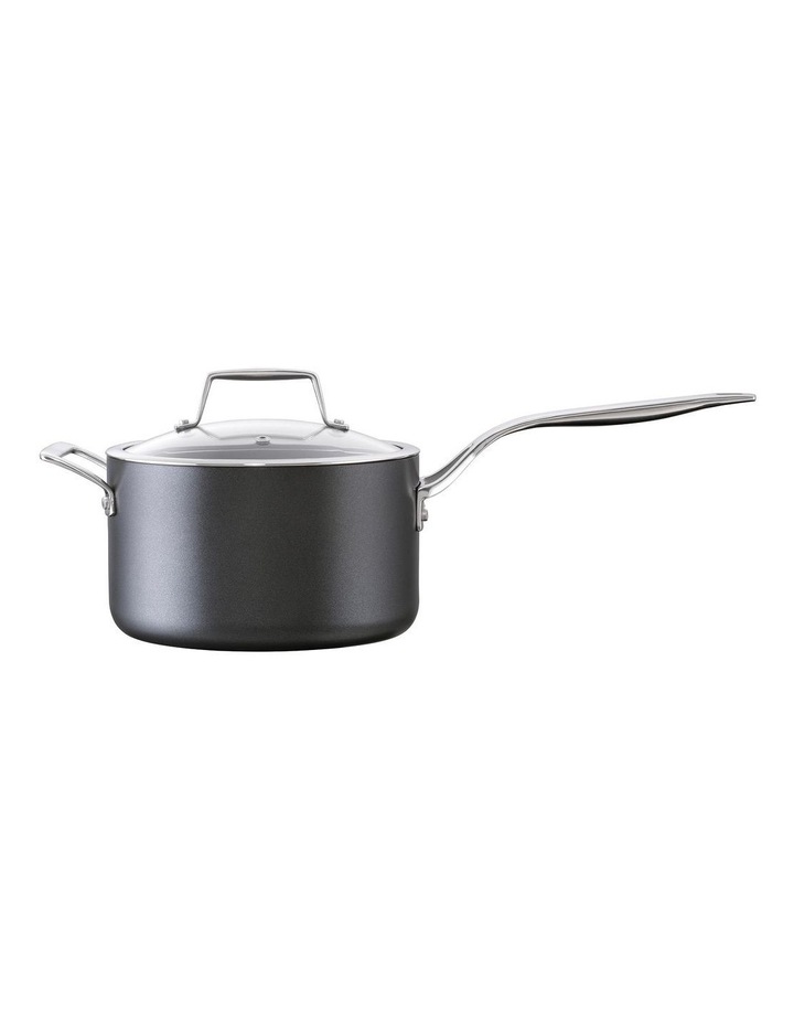 Cuisine::pro Diamond 9 Hard Anodised Non-Stick Saucepan With Lid 20 x 12cm in Grey image 2