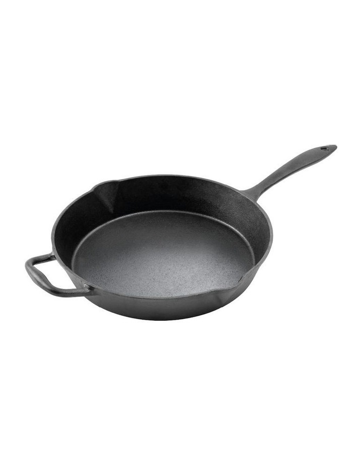 Grylt Cast Iron Frypan 32cm in Black image 3