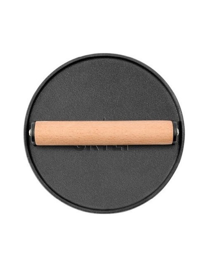 Grylt Cast Iron Burger Press in Black image 1