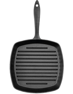 Grylt Cast Iron Grill Pan 25cm in Black