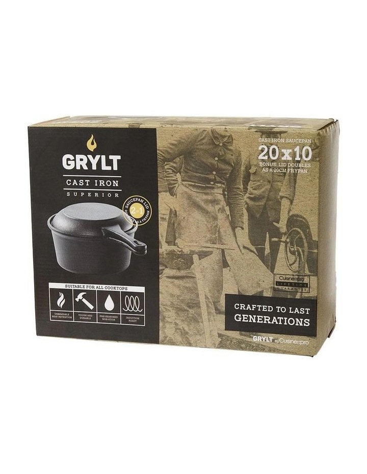 GRYLT 2 in 1 Cast Iron Saucepan 20cm image 5