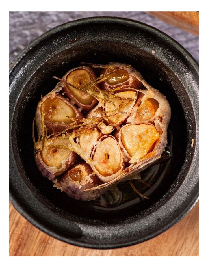 GRYLT Cast Iron Garlic Roaster in Black image 4