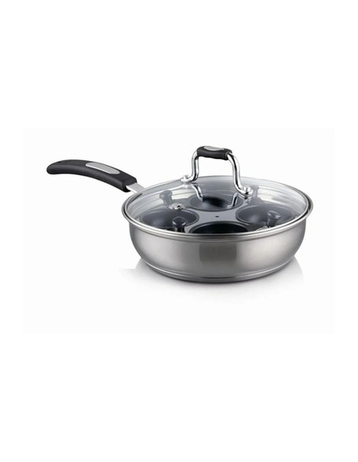 Baccarat Gourmet Stainless Steel Egg Poacher With Lid 20cm in Silver image 1