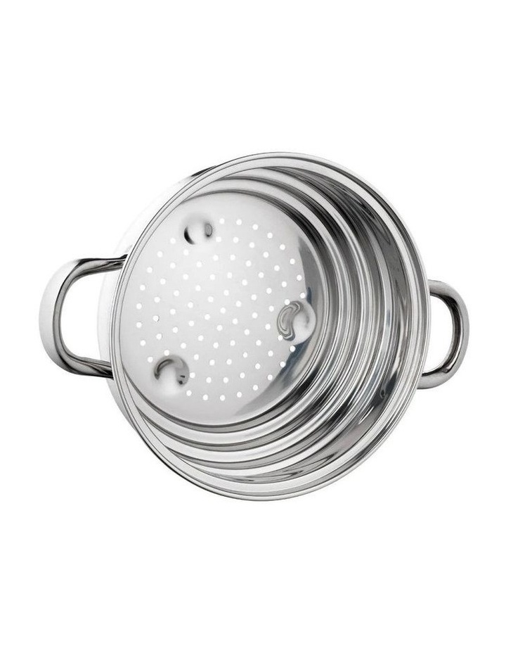 Baccarat Gourmet Universal Steamer with Glass Lid 20cm in Silver image 2