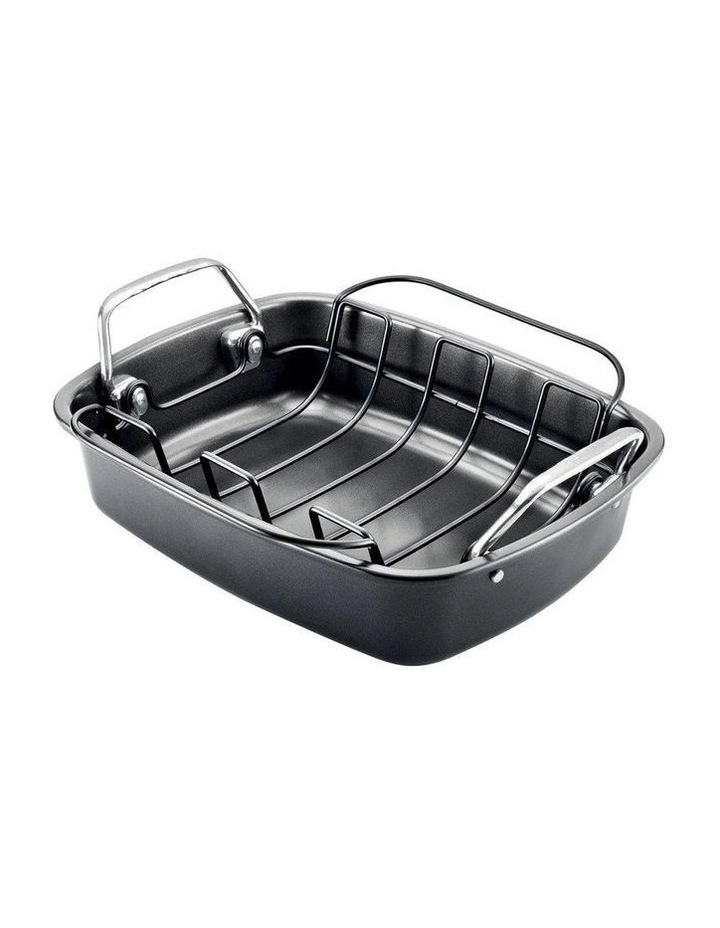 Baccarat Gourmet Non-Stick Roaster with Rack 40cm in Black image 1