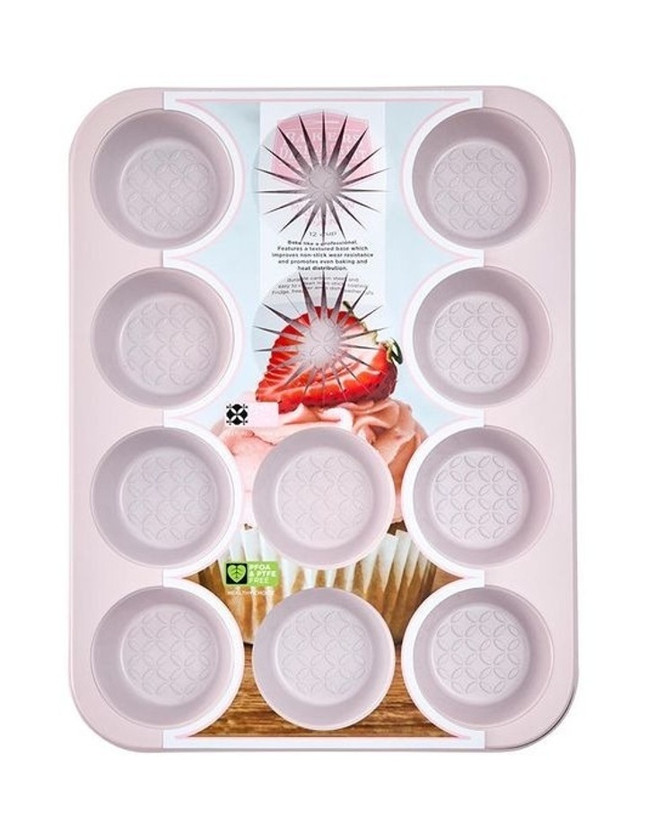 Bakers Delight Cuisson 12 Cup Muffin Pan in Pink image 1