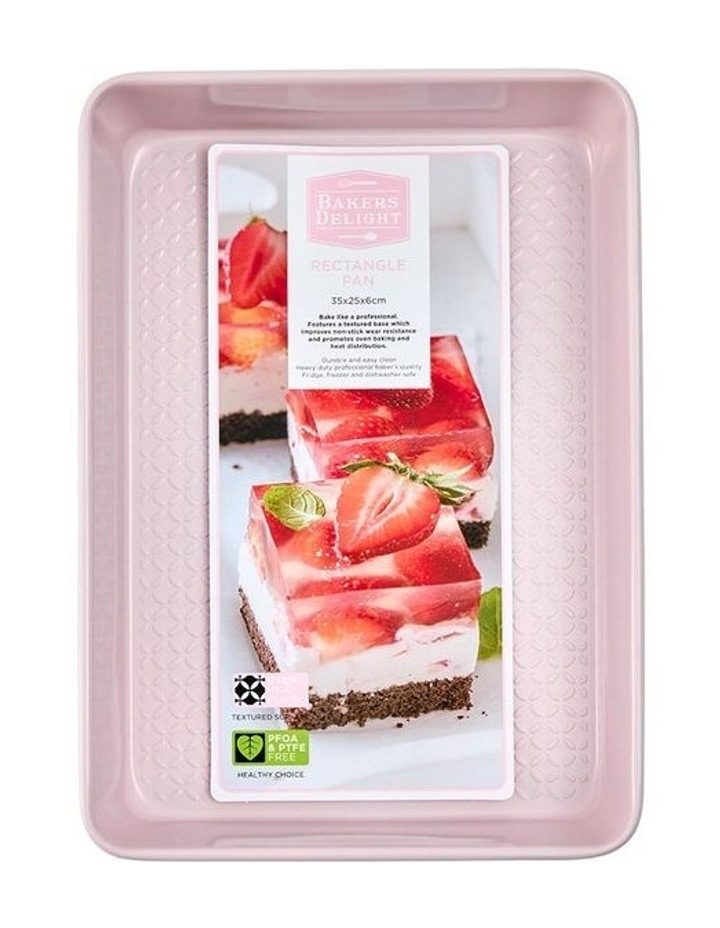 Bakers Delight Cuisson Rectangle Pan in Pink image 1