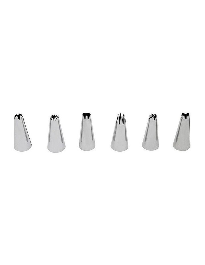 Soffritto Professional Bake Stainless Steel 6 Piece Nozzle Set image 1