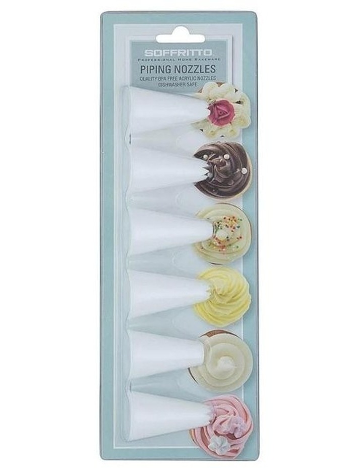 THE COOK SHOP™ Soffritto Professional Bake 6 Piece Acrylic Nozzle Set ...