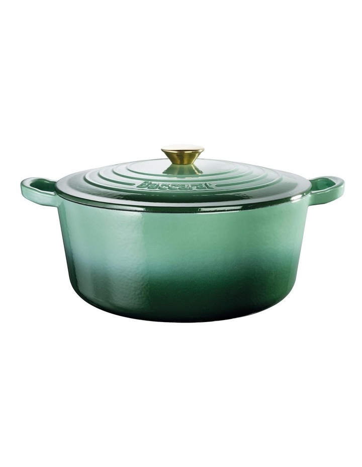 Baccarat Le Connoisseur Round French Oven 29cm 6.3L in Moss image 1