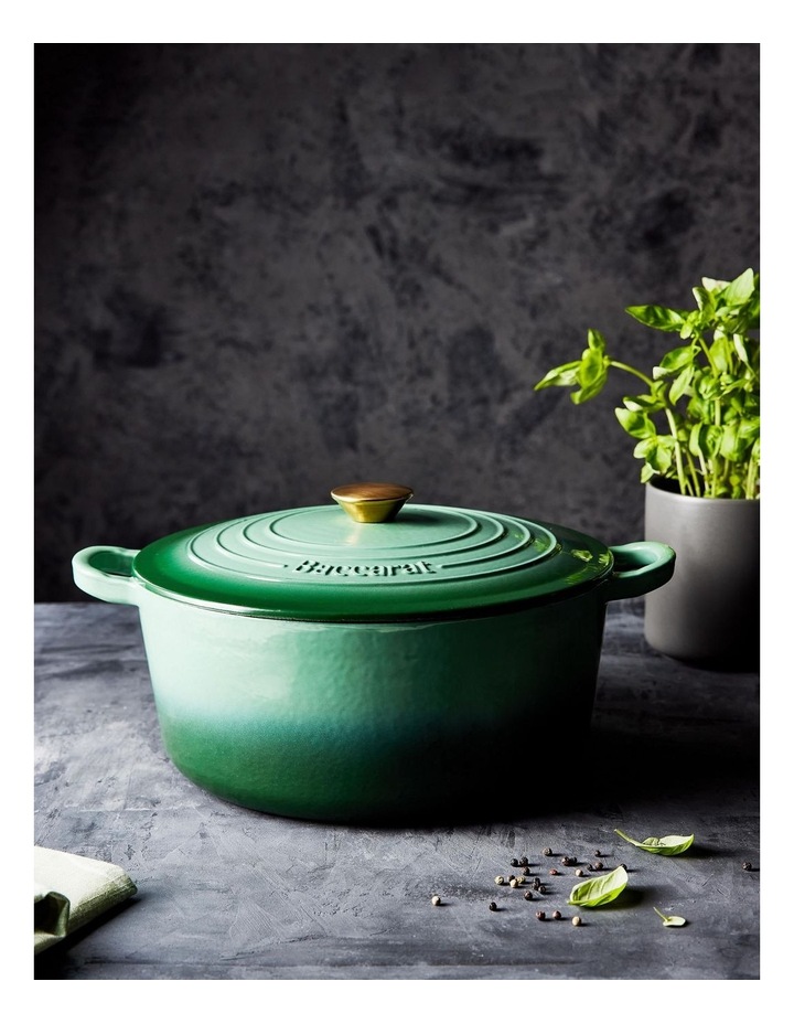 Baccarat Le Connoisseur Round French Oven 29cm 6.3L in Moss image 2