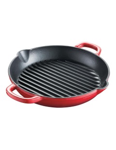 Baccarat Le Connoisseur Round Grill Pan in Red