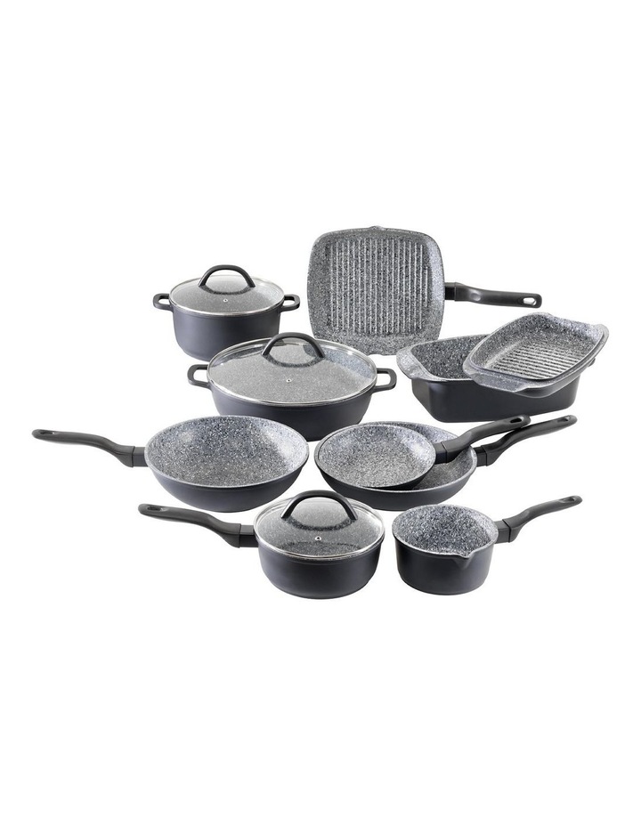 Baccarat STONEX2 Ceramic Non Stick Cookware Set 10 Piece in Black image 1