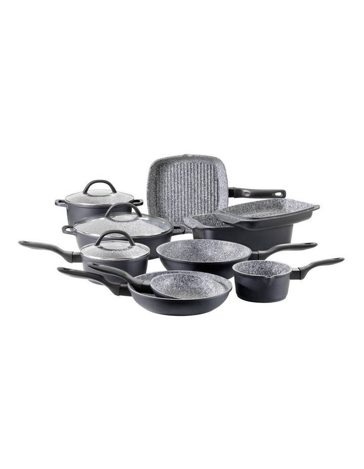 Baccarat STONEX2 Ceramic Non Stick Cookware Set 10 Piece in Black image 2