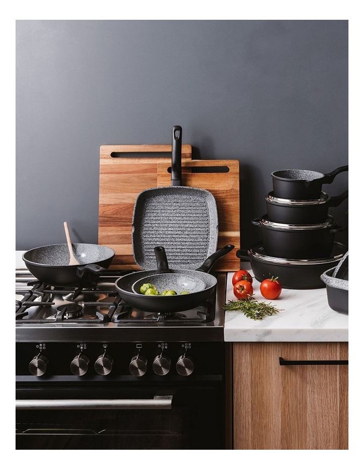 Baccarat STONEX2 Ceramic Non Stick Cookware Set 10 Piece in Black image 6