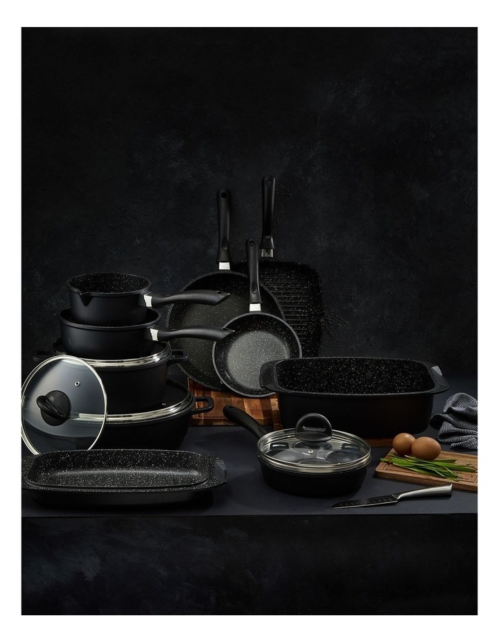 Baccarat STONE 10 Piece Cookware Set with Egg Poacher in Black image 6