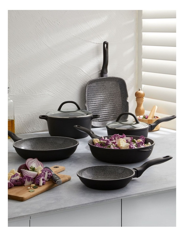 Baccarat STONEX2 6 Piece Ceramic Non Stick Cookware Set in Black image 5