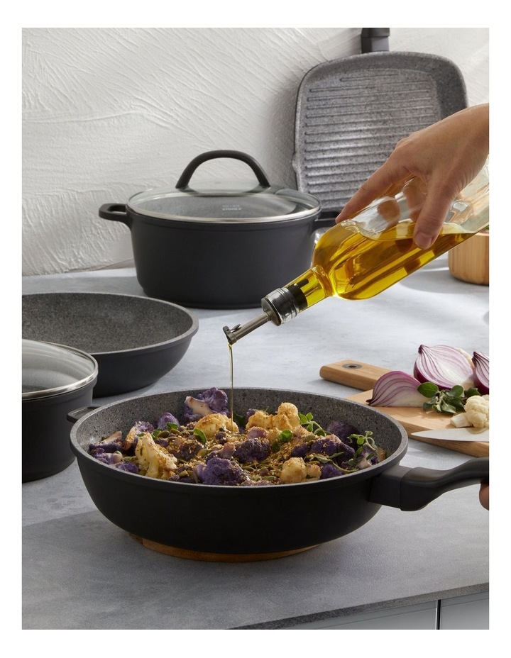 Baccarat STONEX2 6 Piece Ceramic Non Stick Cookware Set in Black image 6